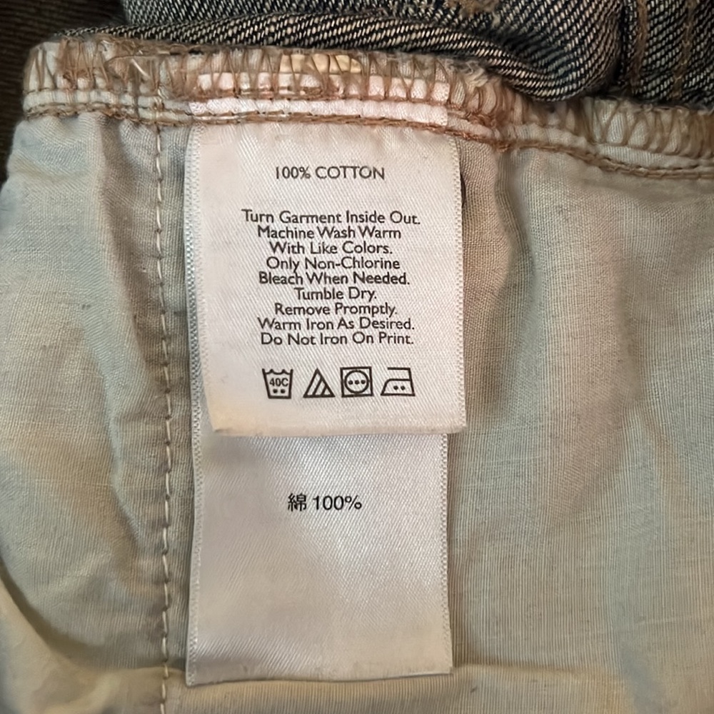 EUC Eddie Bauer Boyfriend Relaxed Jeans Dark Wash Size 14 - Picture 9 of 9